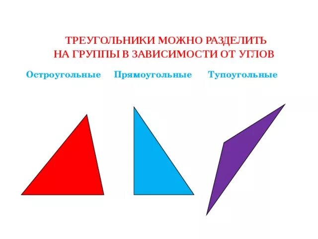 Какой из данных треугольников является тупоугольным