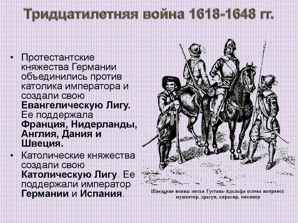 Германия 1618-1648.