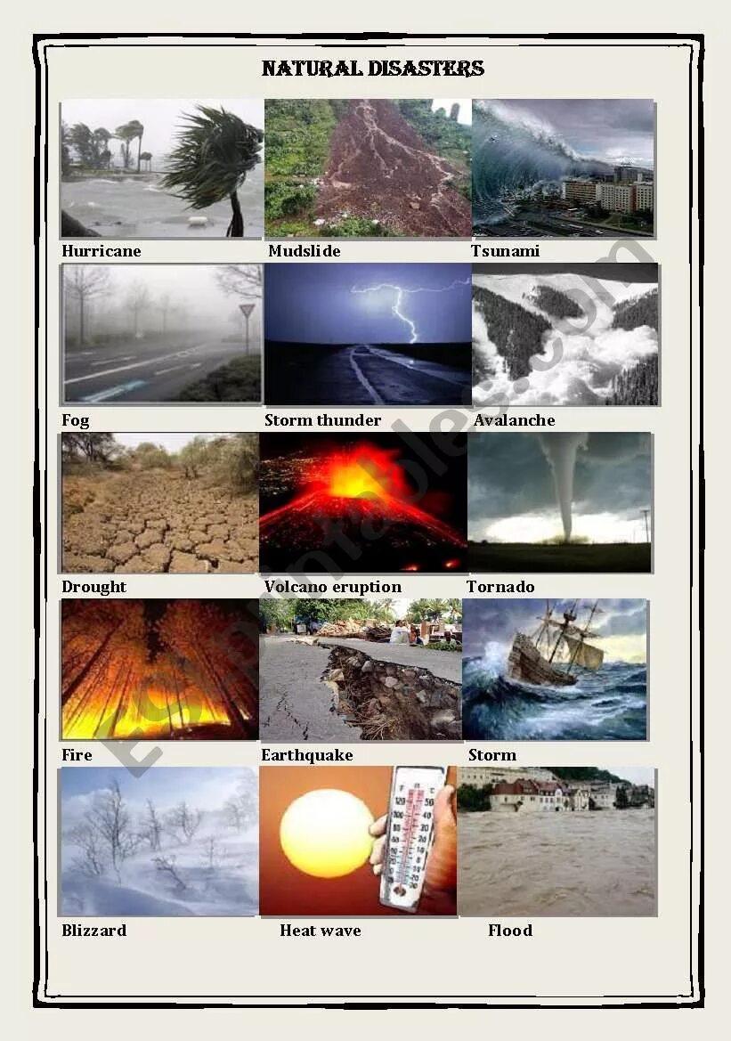 Natural disasters test. Worksheets стихийные бедствия. Стихийные бедствия на английском языке. Стихийные бедствия на английском с переводом. Стихийные бедствия на английском тема слова.