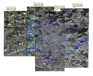 Спутниковая карта московской