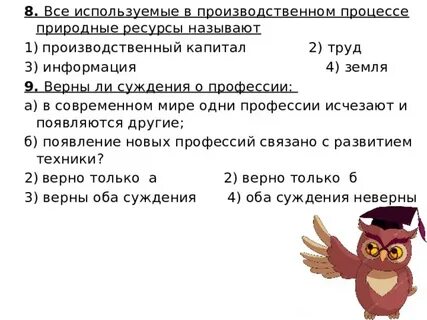 Используемые в производственном процессе природные ресурсы называют