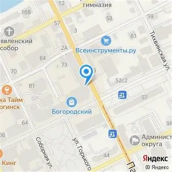 Интернационала 62. Ногинск 3 Интернационала 62 на карте.