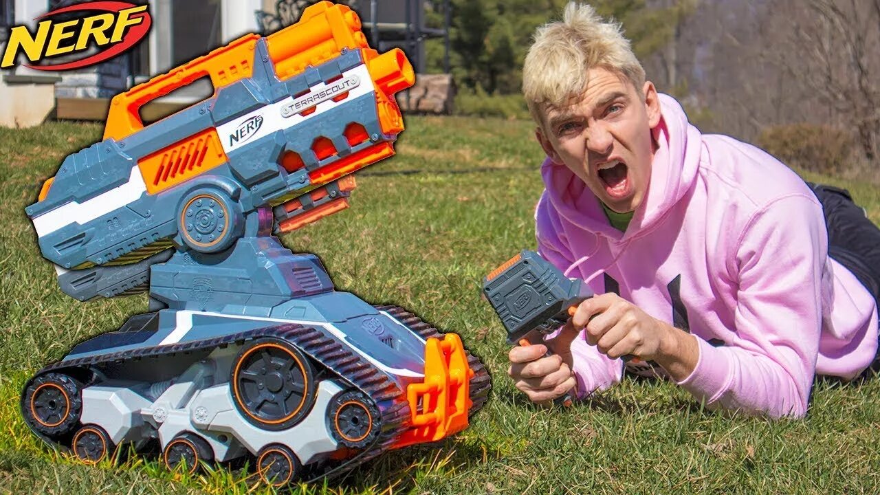Нерф танк. Танк нерф танк нерф. робот (дрон) nerf terrascout. дрон нерф нитро. нерфы на пульте управления.