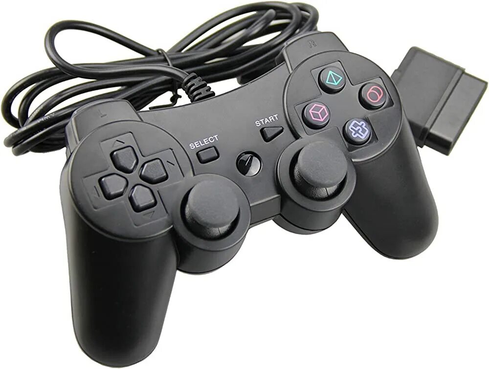 Ps controller. Джойстик сони плейстейшен 2. геймпад sony ps2. геймпад bigben wired controller for ps2. геймпад ps2 белый.