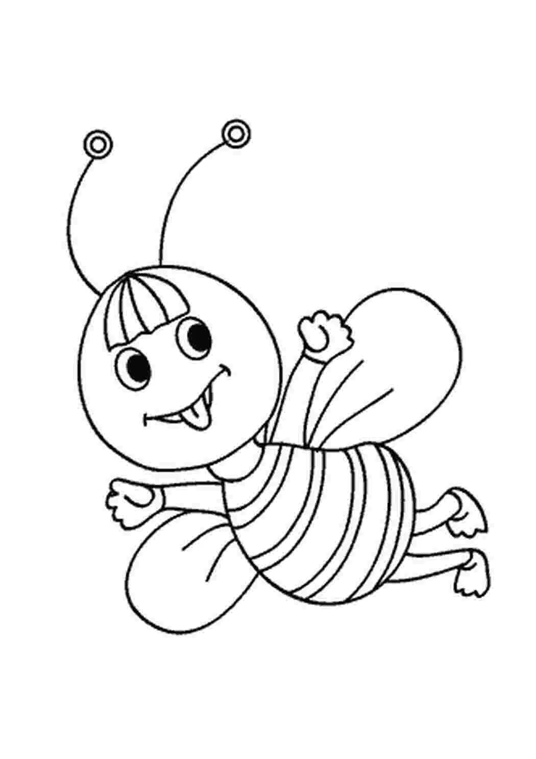 Раскраски для детей 3 лет насекомые. Насекомые раскраска для детей. Пчела раскраска. Раскраска пчёлка для детей. Пчела раскраска для малышей.