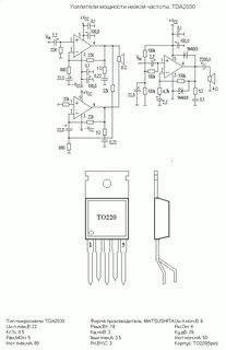 Унч tda2030a