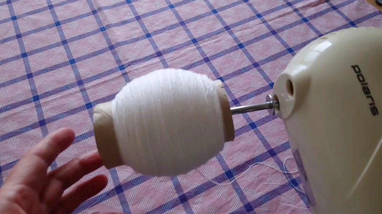 С помощью миксера