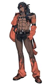 Dark skinned male