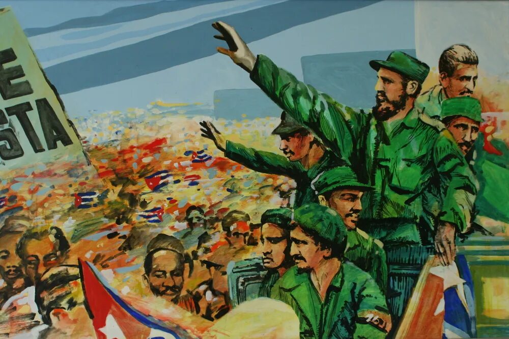 Кубинские лозунги. Кубинская революция 1959.
