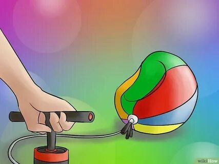 Как надуть резиновый шарик