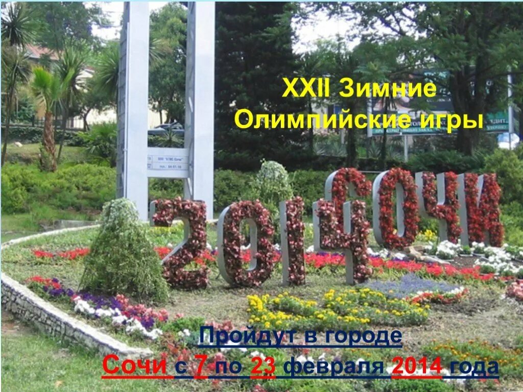 3 июня 2014 г. Клумбы в городе Сочи. Цветы города Сочи. Сочи надпись. Клумбы в Сочи фото.