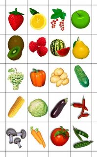 Фрукты овощи малышам