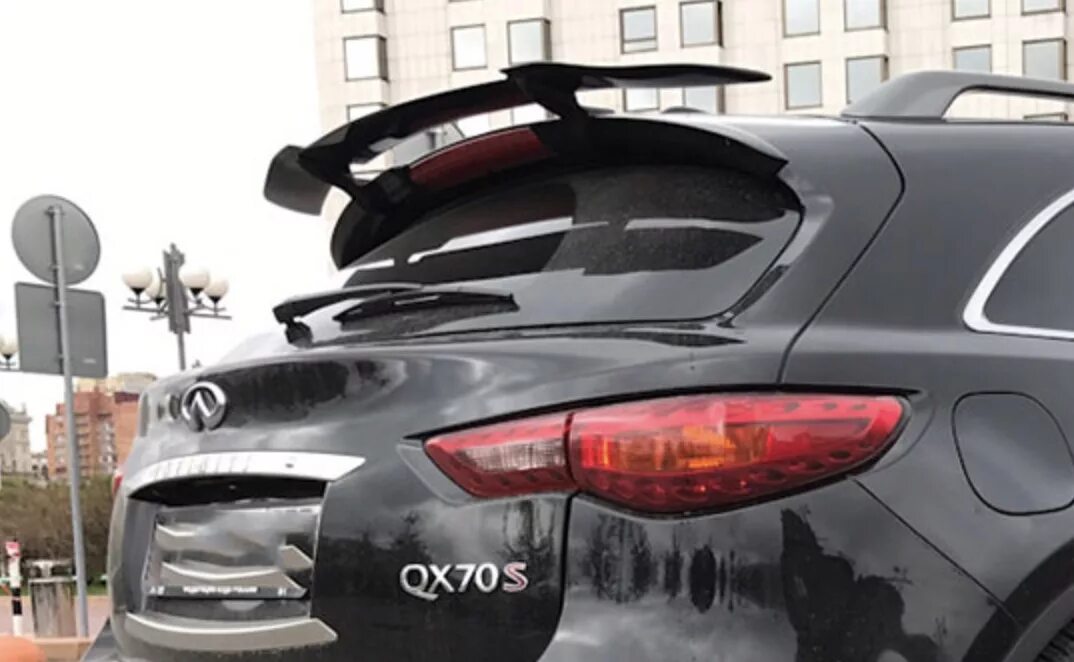 Спойлер 70. Infiniti qx50 спойлер. Спойлер на fx37. Спаллер Infinity FX 35. Infiniti fx50s спойлер.