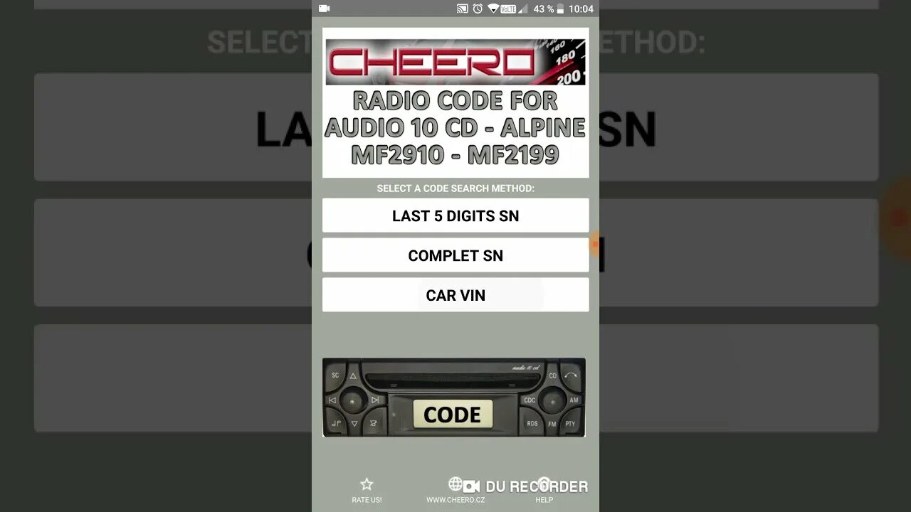 Radiocode 101. Radiocode 101