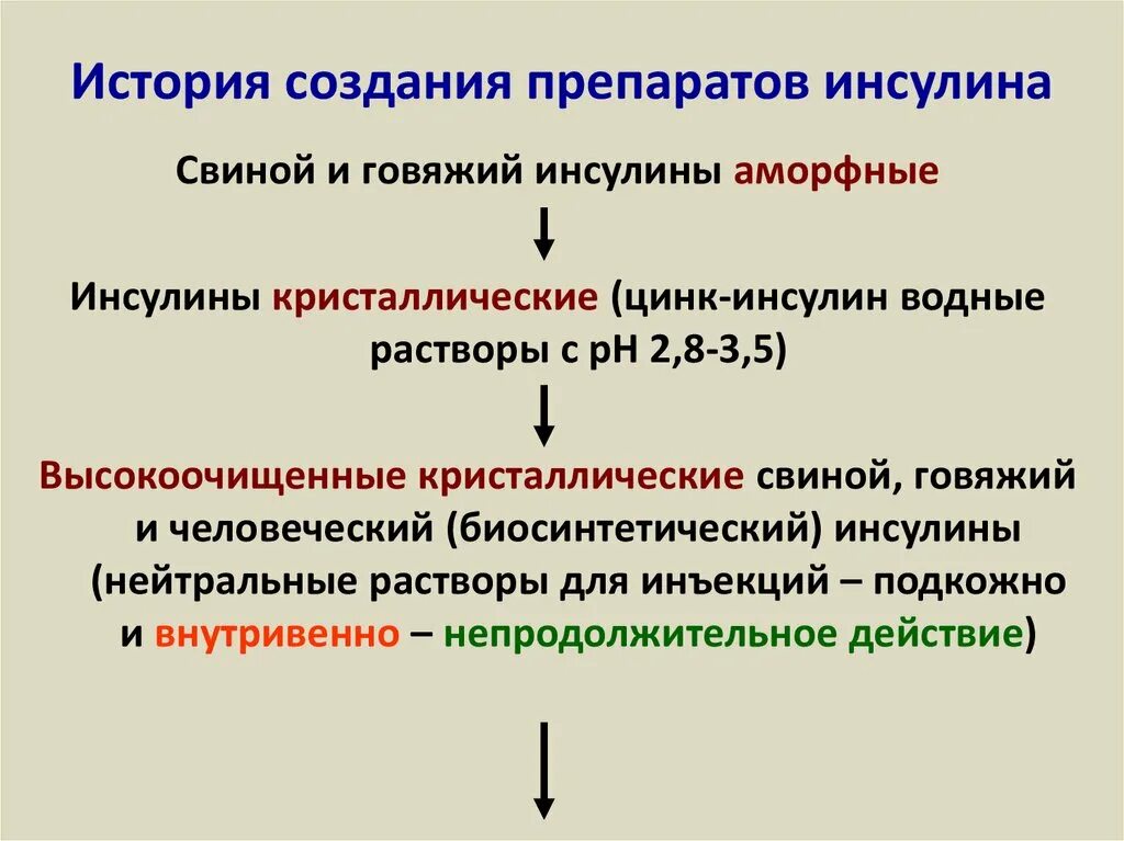 Последовательность создания инсулина искусственного. История открытия инсулина. этапы получения инсулина.
