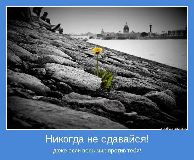 Даже если против нас будет весь мир. Никогда не сдавайся иди вперед. Никогда не сдавайся даже если. Весь мир против тебя. Весь мир против меня.