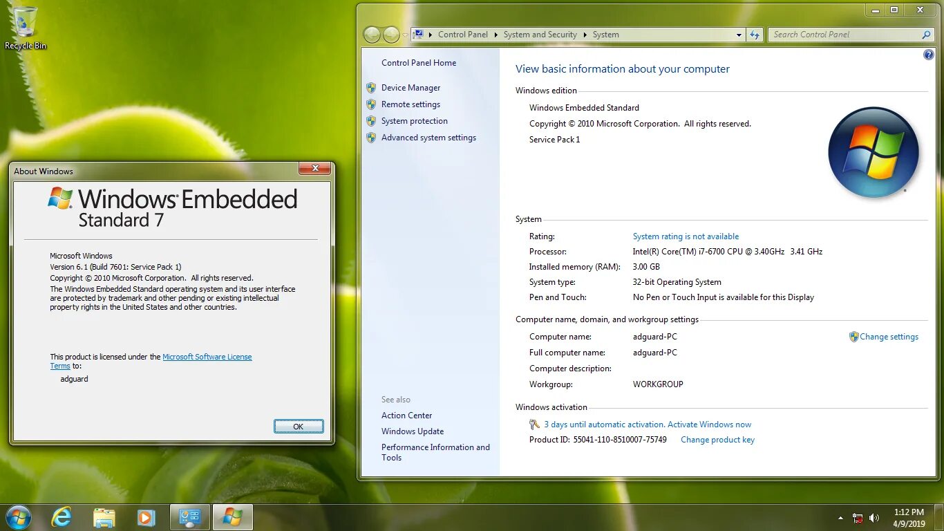 Embedded standard 7 sp1. Embedded standard 7 sp1