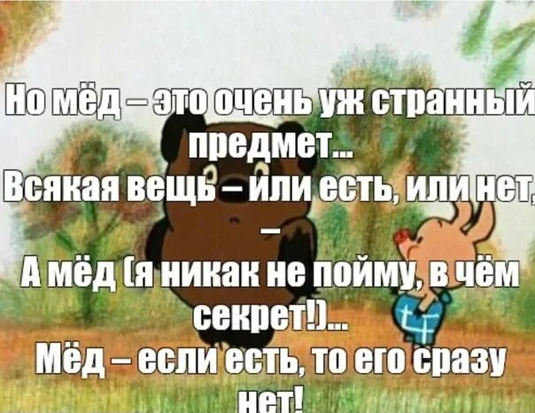 Винни пух мед странный предмет. Мед это очень странный предмет. Винни пух мед или есть или нет. Очень странные предметы.