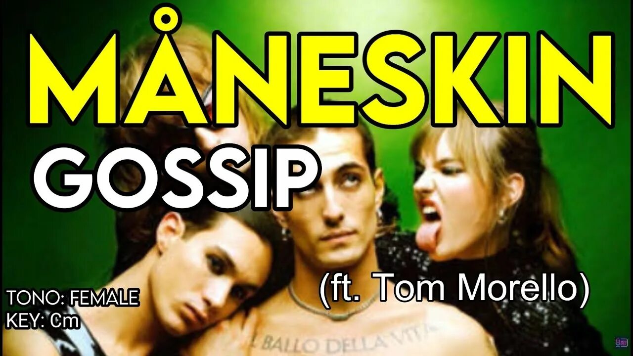 Gossip maneskin tom morello. Måneskin Gossip feat. Tom Morello. Gossip караоке. Måneskin feat. Tom Morello - Gossip обложка.