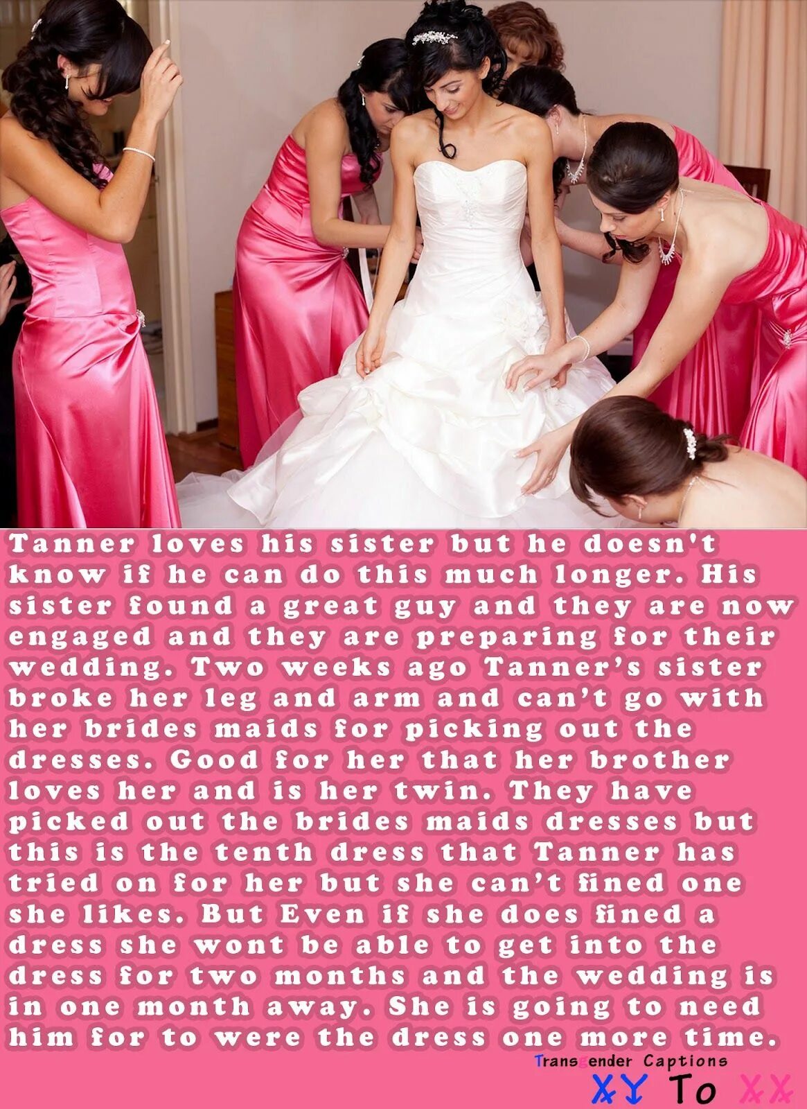 Феминизация невеста. Свадебное платье TG caption. Сисси свадьба. Сисси невеста caption. She loves sister