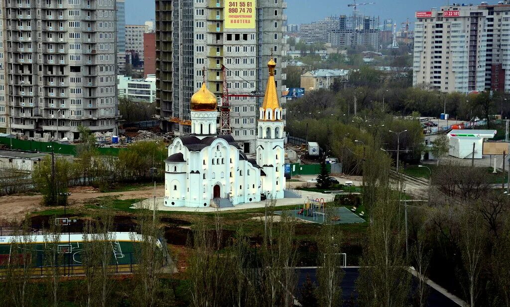 Храм Татианы Самара. Церковь с часами Самара. Самара достопримечательности города. Архитектура Самары фото.