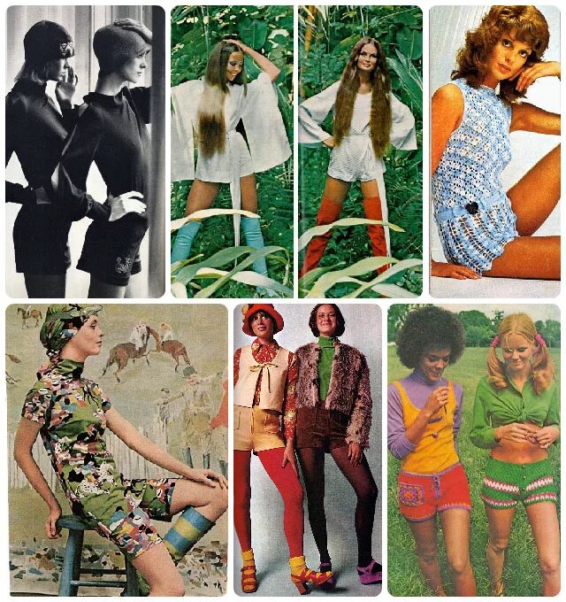 Шорты 70х. Женские шорты 70 х годов. Комбинезон шорты 70е яркие. Коллаж шорты в 70-е.