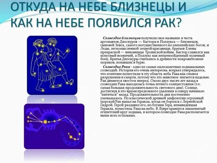Происхождения названий созвездий