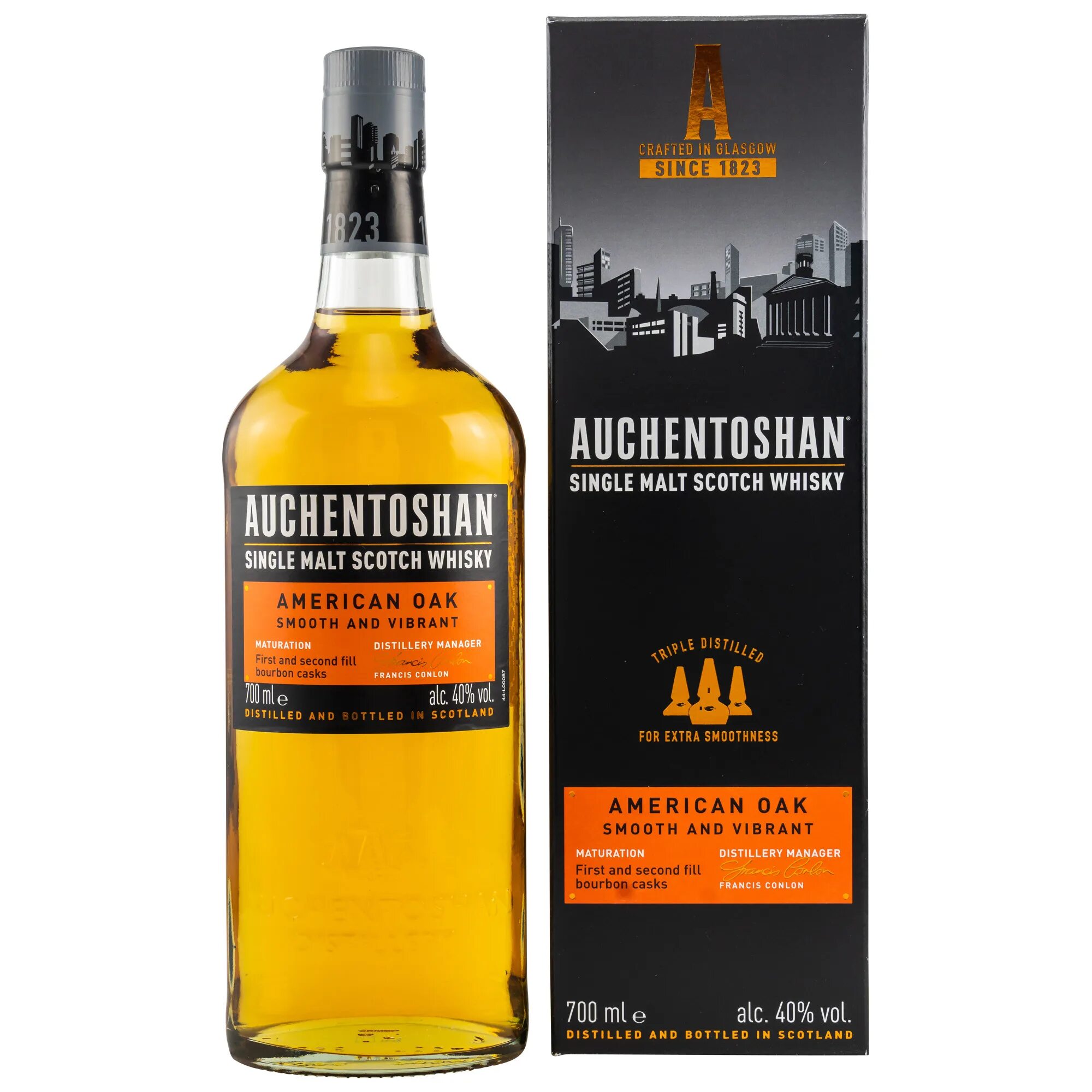 Виски Auchentoshan Single Malt 12. Акентошан Американ ОАК. Виски Очентошен Американ ОАК. Виски Auchentoshan American Oak 0.7 односол.
