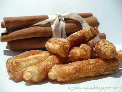 Слоеные печенья с корицей