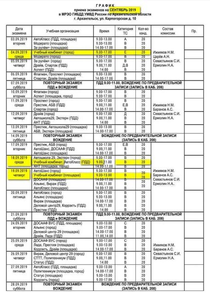 Гибдд экзамен 2024 расписание. График экзаменов в ГИБДД. График сдачи экзаменов в ГИБДД. Расписание сдачи экзаменов в ГИБДД. Расписание экзамена ГАИ Архангельска.