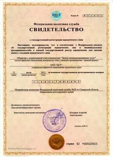 Узнать регистрационный номер юридического лица
