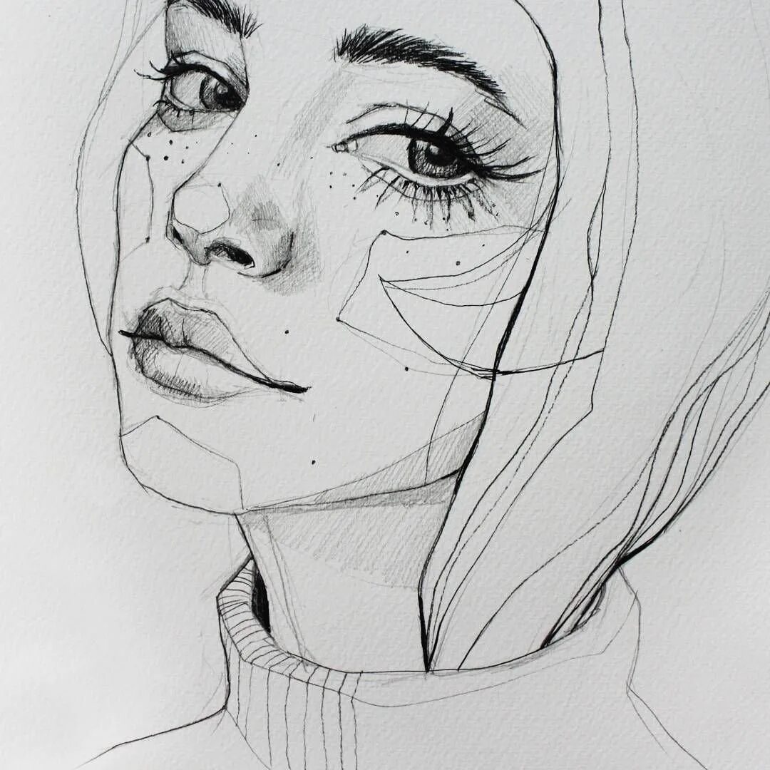 Срисовки карандашом легкие люди. Лицо девушки рисунок. Набросок лица девушки для рисования. Скетчи карандашом. Рисунки для срисовки лица.