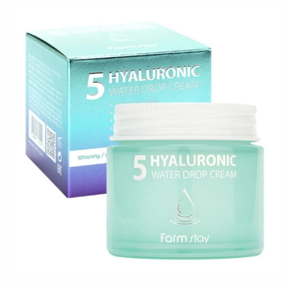 Гиалурон 5. Крем farmstay 5 hyaluronic water. крем для лица farmstay hyaluronic5 water drop cream суперувлажняющий hyaluronic. farmstay крем farmstay hyaluronic 5 water drop cream, 80ml 80мл. крем для лица суперувлажняющий с гиалуроновым комплексом, 80мл, farmstay.