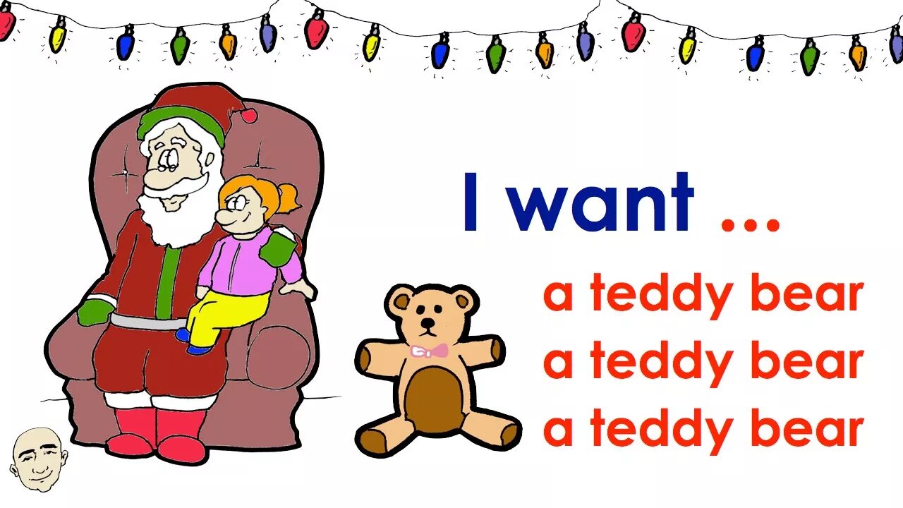 Картинки на Рождество по английскому. What do you want for Christmas. I want for Kids. To be Christmas. New year what to do