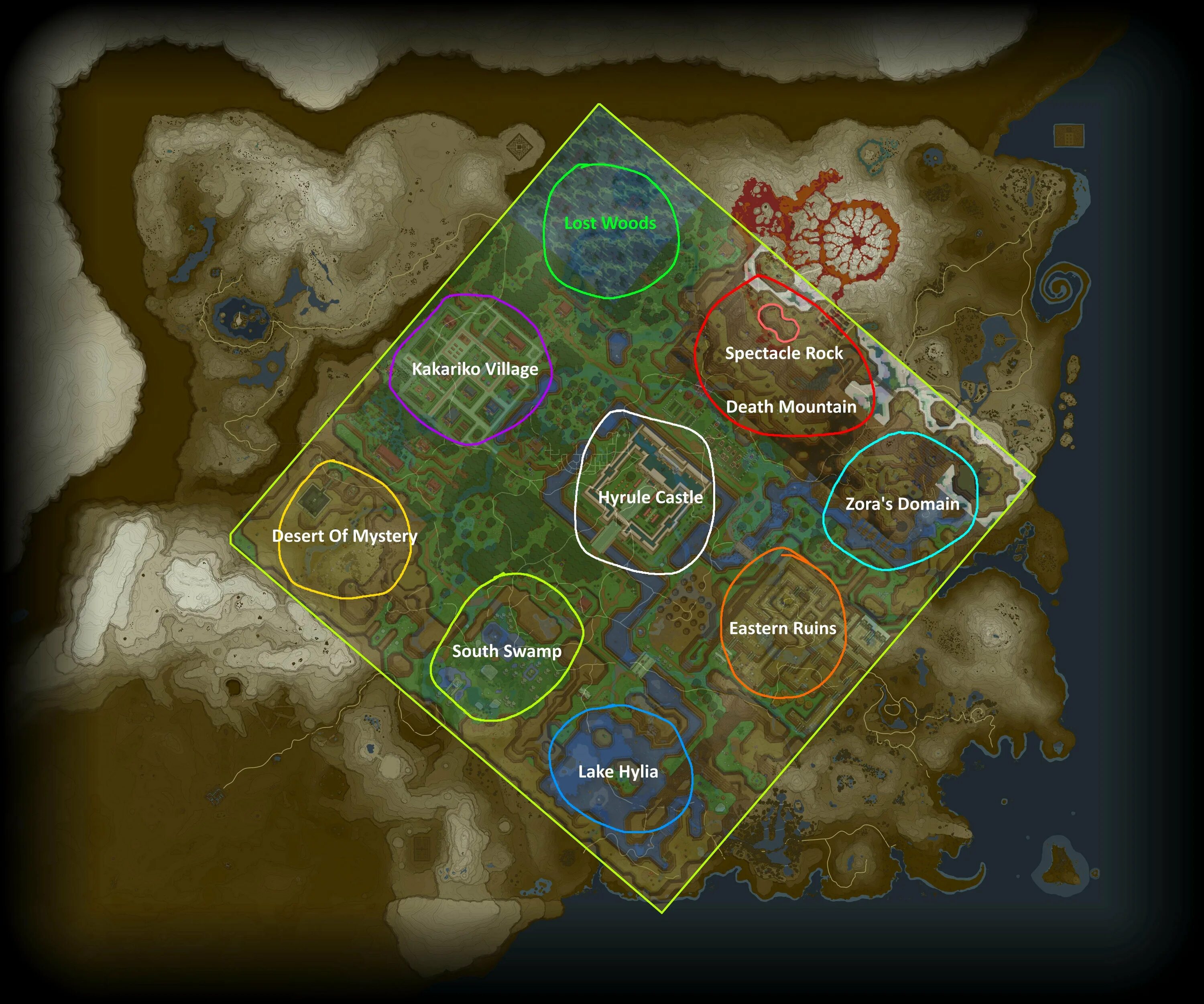 Zelda botw map. Карта Хайрула BOTW. Zelda карта интерактивная. Интерактивная карта Зельда Kingdom. Зельда ботва карта.