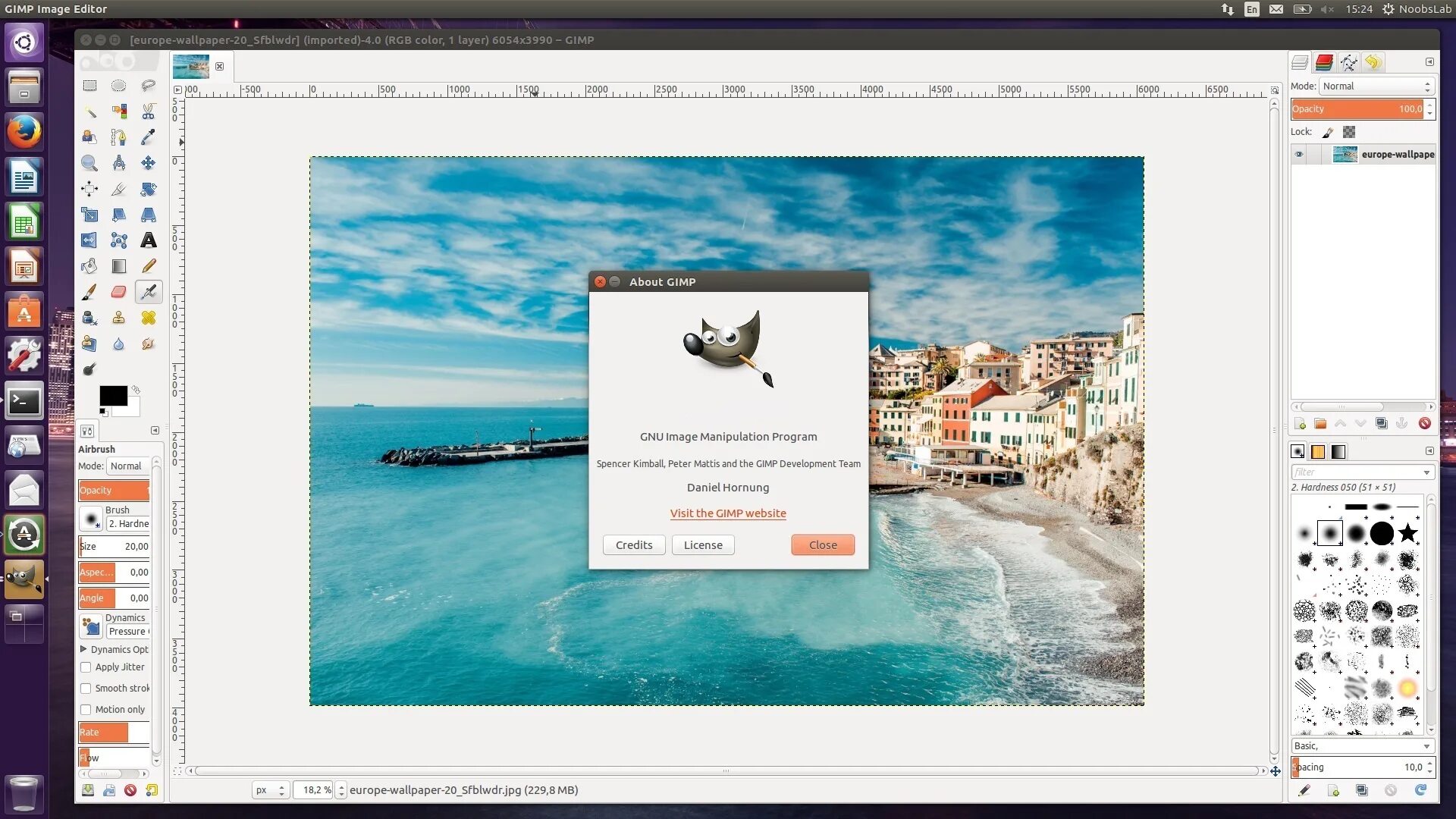 Редактор изображений linux