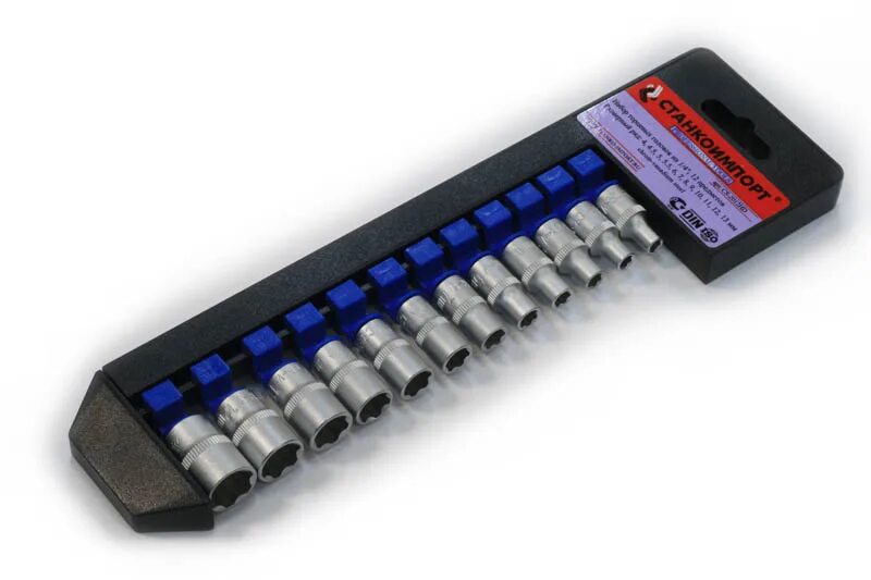 набор удлиненных головок 1/4. набор длинных головок e- стандарта 150мм. головка toptul baee1622. головки длинные 1 4. головки торцевые удлиненные.