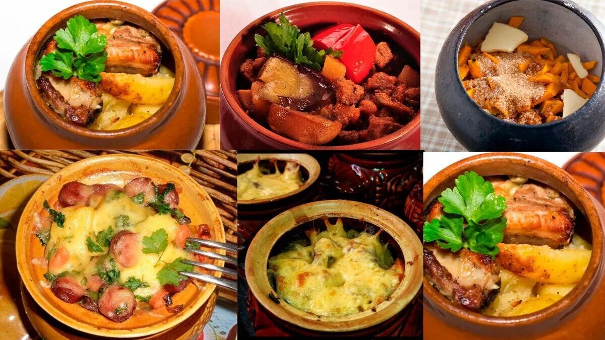 При какой температуре запекать мясо в горшочках. Мясо по-петровски в горшочке карельская кухня. мясо по-петровски в горшочке с грибами. жаркое в горшочках в духовке. ужин в горшочках в духовке.