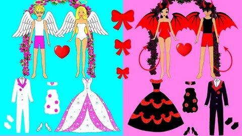 Paper doll dress up