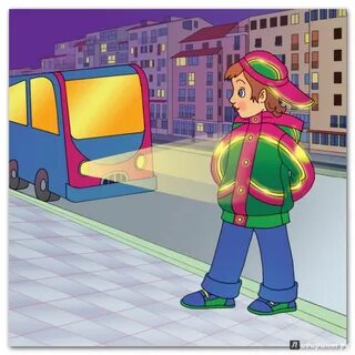Рисунок перехода дороги