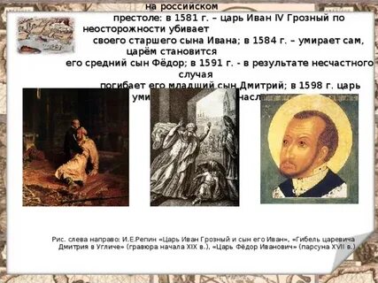Присяга в пользу сына ивана четвертого