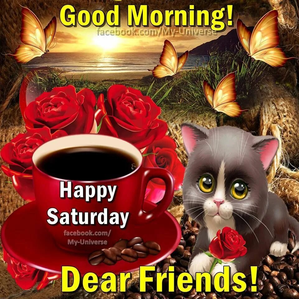 Dear friend good day. Good morning Happy Saturday. Good morning суббота. Открытки good morning Saturday. Гуд Монинг друзья.