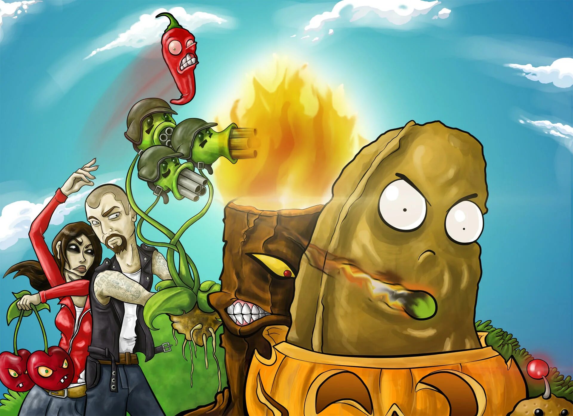 Plants vs zombies movie. плантс версус зомби 2. 07. Pvz девин лоу. растения против зомби зомби.