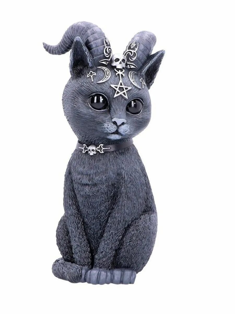 Рогатый кот. Бафомет статуэтка. кот бафомет. фигурка кошка. статуэтка &quot;котик&quot;.