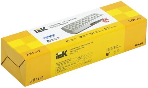 Светильники iek иэк