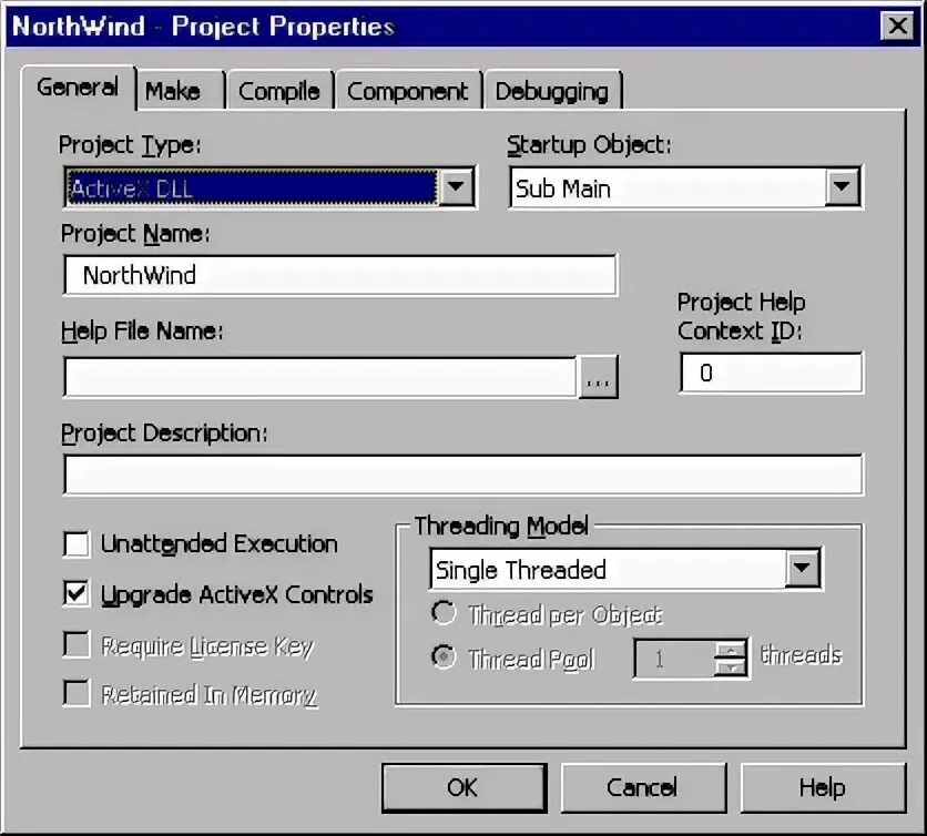 Make project or do project. Make a project.