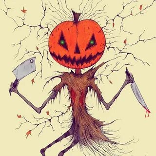 Что нарисовать на хэллоуин страшное