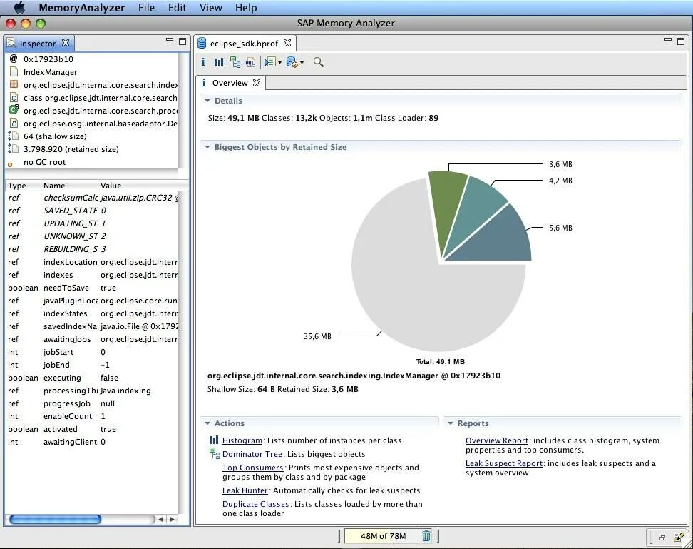 Dump analyzer. Java утечка памяти. анализаторы памяти. memory analyzer. eclipse memory analyzer.