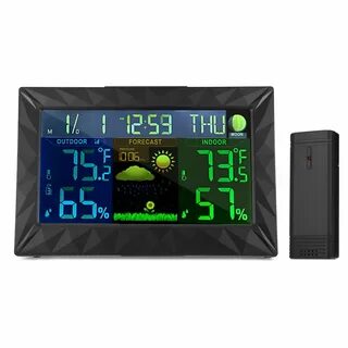 Weather station clocks