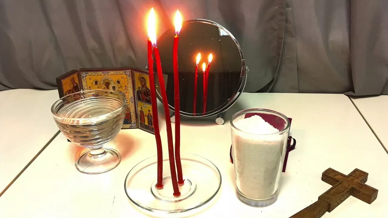 Церковная порча свечи